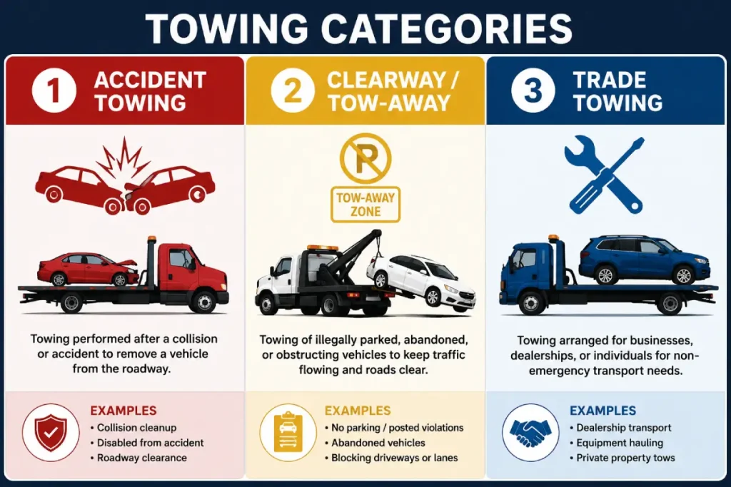 Three types of towing fees in Melbourne explained